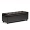 Simpli Home Hamilton 48"Rectangle Lift Top Storage Ottoman Large Storage Space